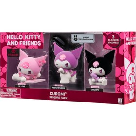 Resim Hello Kitty 3'lü Kuromi 10cm HKT0460 