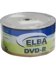 Resim Elba Dvd-R 4,7GB-120MIN 50LI 16X Printable Dvd-R Shrink 