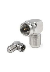 Resim F Konnektör L Fiş 90 Derece Çevirici 10 Adet 