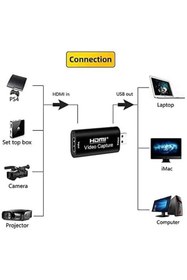 Resim SkyGOO Ses Video Yakalama Kartı 1080P 30fps HDMI USB Yakalama Kartları Video Kamera Oyun - Canlı Akış - Vid 
