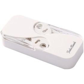 Resim Fukubook Portatif Mini Otomatik Açılıp Kapanan Diş İpi Saklama Kutusu Beyaz 