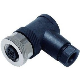 Resim M12 5 Pin Dişi Konnektör - 90 Derece 