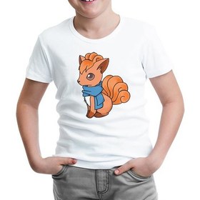 Resim Lord T-Shirt Pokemon Go - Vulpix Beyaz Çocuk Tshirt 