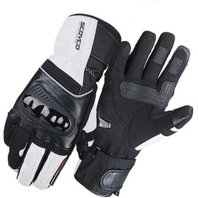 Resim Motosiklet Eldiveni Kışlık 500d Oxford Kumaş Full Korumalı Terleme Yapmayan Özel Kumaş Eldiven 