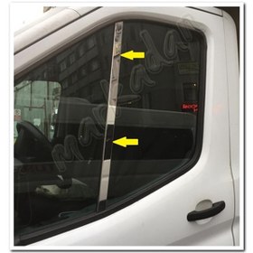 Resim Woc Chrome Ford Transit Kelebek Cam Direği 2014 Sonrası 2 Parça P 