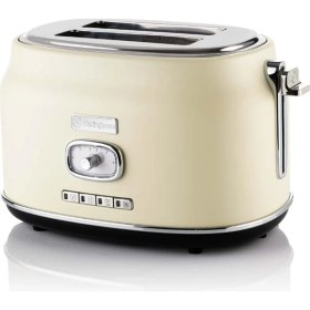 Resim Westinghouse Ekmek Kızartma Makinesi - Retro Series 2 Slice Toaster Beyaz (Krem) 