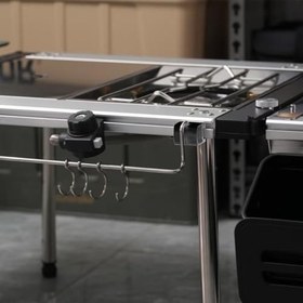 Resim Kamp Masası Kayar Tokası - Sırt Çantası Gezisi Malzemeleri Sürgülü Toka | Mobilya Uzantıları Alüminyum Alaşım Yüksek Dayanımlı Donanım Piknik Yürüyüş İçin 