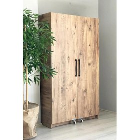 Resim Atlantik Çam 190x85x53 cm Jumbo Kiler Dolabı (AFX.190.Ç) 