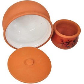 Resim Doğal Organik Toprak Yoğurt Mayalama Güveci 2 Ila 3 Lt Arası 