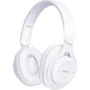Resim GK Creative M6 Plus Ayarlanabilir ve Katlanabilir Kulak Üstü Bluetooth Kulaklık Beyaz 