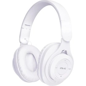 Resim GK Creative M6 Plus Ayarlanabilir ve Katlanabilir Kulak Üstü Bluetooth Kulaklık Beyaz 