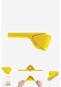 Resim Dreamfarm Fluicer Kolay Sıkmalı Portatif Lime, Limon Sıkacağı Sarı Sıkacak 24 Cm Sarı 