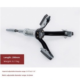 Resim Geeroyoo Üç Ayar Cilindir İç Çap Taşlama Aleti - Motor Parçaları Pürüzsüzleştirme, Taş Ve Kumlama İşleri İçin Profesyonel Araç 1-1/8 İnç 