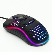 Resim Rush RM02 RGB Aydınlatmalı 1600 DPI 6 Farklı Renkli Gaming Mouse Rush