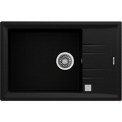 Resim Teka STONE 60 S-TG METALLIC BLACK Ankastre Granit Eviye Metalik Siyah 78 cm 115330038 