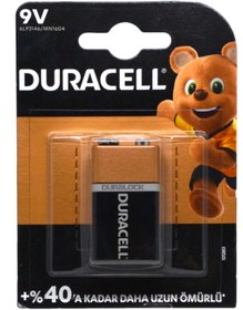 Resim Duracell 6LP3146/MN1604 Alkalin 9V Pil 10'lu 