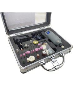 Resim Yıldırım Nalbur Mi̇ni̇ Taşlama Maki̇nasi Çantali Kalipçi Hobi̇ Parlatma Ci̇la Motoru 