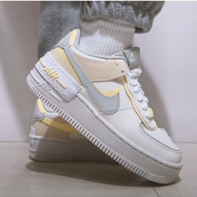 Resim Nike Af1 Shadow Kadın Beyaz/renkli Sneaker Ayakkabı 