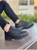 Resim FLY STEP Soğuğa Dayanıklı Kışlık Trekking Ayakkabı Sneaker Kısa Bot Siyah 