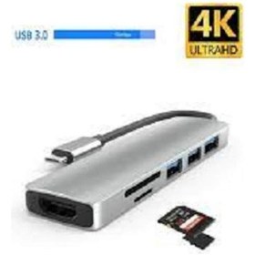 Resim Evotech Aırsky Hc-13C Type-C To 2x Usb 3.0 Sd Tf 4K Hd 1080P Hdmı 