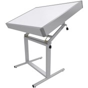 Resim 80x120 Cm Profesyonel Çizim Masası Ayaklı Ledli-pan914 Gri 