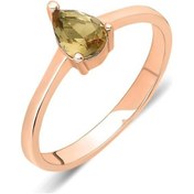 Resim Zultanit Taşlı Roz Gümüş Yüzük Bayan Yüzüğü Renk Kadın Yüzük Yzk- 