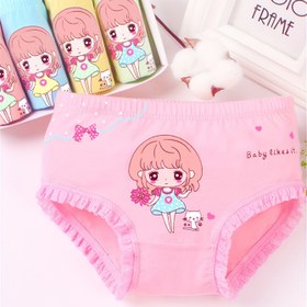 Resim 5'li Kız İç Çamaşırı - Sevimli Kızlar ile Yumuşak Pembe Prenses Külotları, Günlük ve Özel Gün İç Çamaşırları için Çocuklar, Çiçek Kızlar - Şeffaf Olmayan Orta Yükselişli Külotlar (5'li Değer), Kız Külotları, Çocuklar Günlük Giyim, Eğlenceli Tasarım, Rahat Uygunluk, Okul Çocuğu, Karikatür Baskı, Nefes Alabilen Kumaş, Okul Kız İç Çamaşırı, Okul Çocuğu 