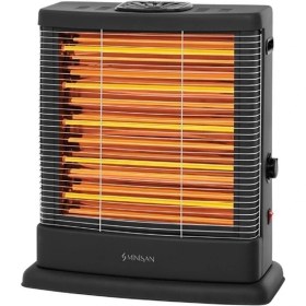 Resim Minisan Maxi MS-2500 Quartz Isıtıcı Siyah 2500 W 
