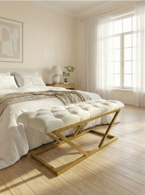 Resim Todekhome Zena Puf Bej Gold 