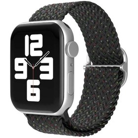 Resim Apple Watch 42mm Kordon - Benekli Siyah 