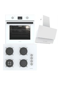 Resim Termikel BO O6555C W - BH P7194C W - Argemon WW60 Ankastre Set Beyaz 