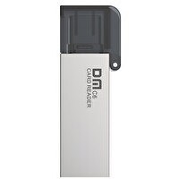 Resim DM CR006 USB Type-C to Micro SD TF Kart Okuyucu 