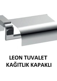 Resim Leon Kağıtlık Kapaklı Krom Krom 