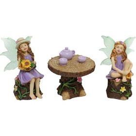 Resim Suntek Magideal Peri Bahçe Aksesuarları Ev Öğleden Sonra Çayı Tema 