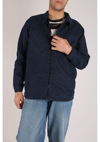 Resim Erkek Oversize Lacivert Ceket Lacivert 