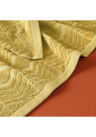 Resim Taç Butik Brüj Pamuk Yüz Havlusu Hardal 50x85 000000001500223898 Hardal 