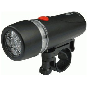 Resim Bisiklet Ön Far 5 Led 3 Fonksiyonlu Siyah 