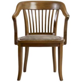 Resim Bengimobilya Sandalye Zus135 Atmaca Tam Kolçak Kafes Model Kayın Retro Bambu 