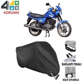 Resim Mz Fun 301 Motosiklet Brandası ( Kilit Uyumlu - Siy... 