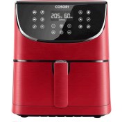 Resim Cosori Premium XXL 5.8-Quart ( 5.5 Litre ) - 1700W Dokunmatik Panelli Yağsız AirFryer Fritöz - Kırmızı 