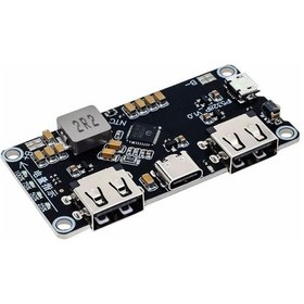Resim Ip5328p Powerbank Devresi 5v 2.4a Dual Usb Çıkış Qc2 Qc3 Hızlı Şarj 9v 12v Çıkış Type C Micro Usb 