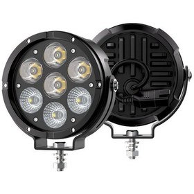 Resim Motosiklet Profesyonel Led Sis Farı Kiti Renk Kapaklı 100w Modlu Beyaz + Kapak İle Sarı Sis Farı 