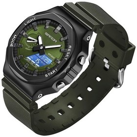 Resim Sones Olevs 5563 Erkek Aydınlatmalı Su Geçirmez Kuvars Saat Mavi + Altın 