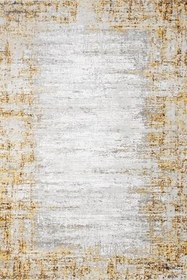 Resim Turuncu Soyut Modern Geometrik Etnik Eskitme Desenli Boho Makinada Yıkanabilir Hafif Hav Toz Vermez Leke Tutmaz Kaymaz Taban Dijital Makine Baskı Halı Oturma Odası Salon Yolluk Koridor Mutfak Halısı 