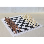 Resim Pazarcan Ahşap Satranç Taşı 9 Cm 