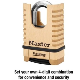 Resim Master Lock, Pirinç, Asma Kilit, Proseries 2-1/4 Inç Genişliğinde 
