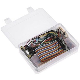 Resim Dofolink Başlangıçcılar İçin Elektronik Bileşen Seti: Breadboard, Dirençler, Kapasitörler, Ledler, Transistörler Ve Bağlantı Telleri İle Eğitim Kiti 