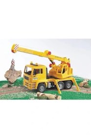 Resim - Man Vinçli Kamyon Ölçekli Model, Sarı 