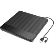 Resim Flameer Harici DVD Sürücü Burner USB 3.0 ve Windows Siyah Için C Tip CD Rom Yazarı (Yurt Dışından) 