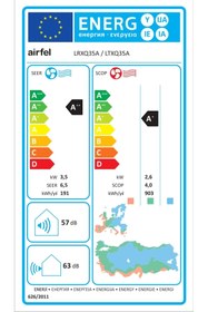 Resim Airfel Klima Wifi Özellikli - 5 Yıl Garantili LRXQ35A-LTXQ35A 12.000 BTU - A+ + - 